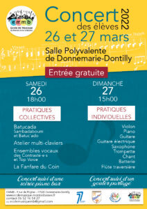 Concert des élèves 2022