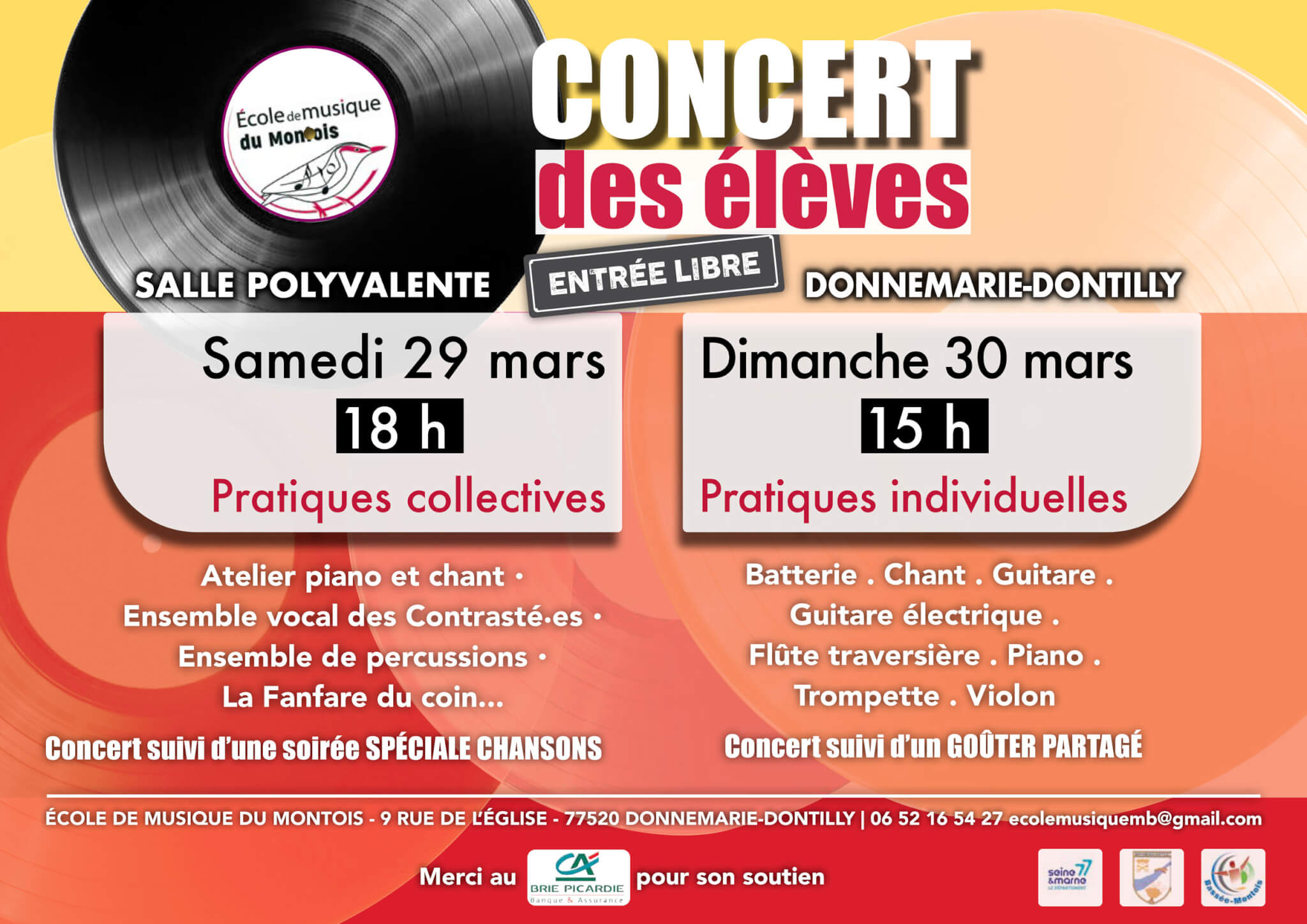 Concert 2025… en chansons !