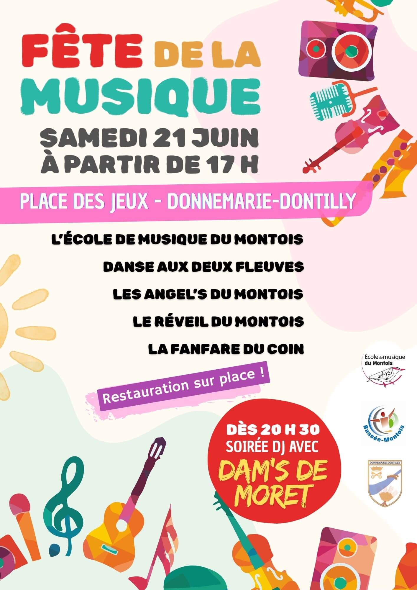 Fête de la musique 2025 à Donnemarie-Dontilly
